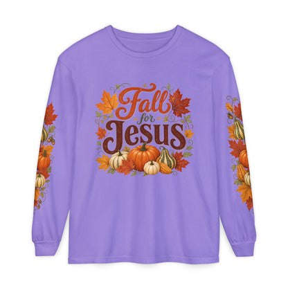 Fall for Jesus Long Sleeve Shirt