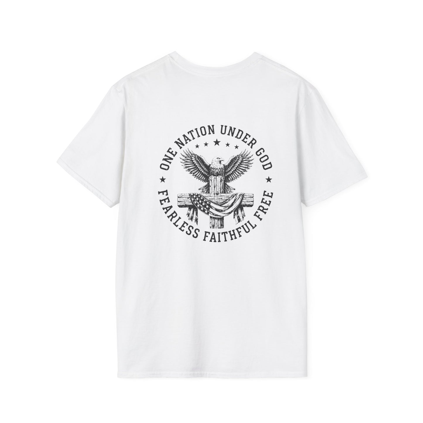 American Eagle Chest Logo T-Shirt — Minimalist Patriotic Graphic Tee