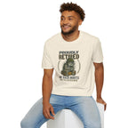 Proudly Retired My Back Hurts T-Shirt - Funny Veteran Retirement Gift T Shirt