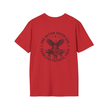American Eagle Chest Logo T-Shirt — Minimalist Patriotic Graphic Tee