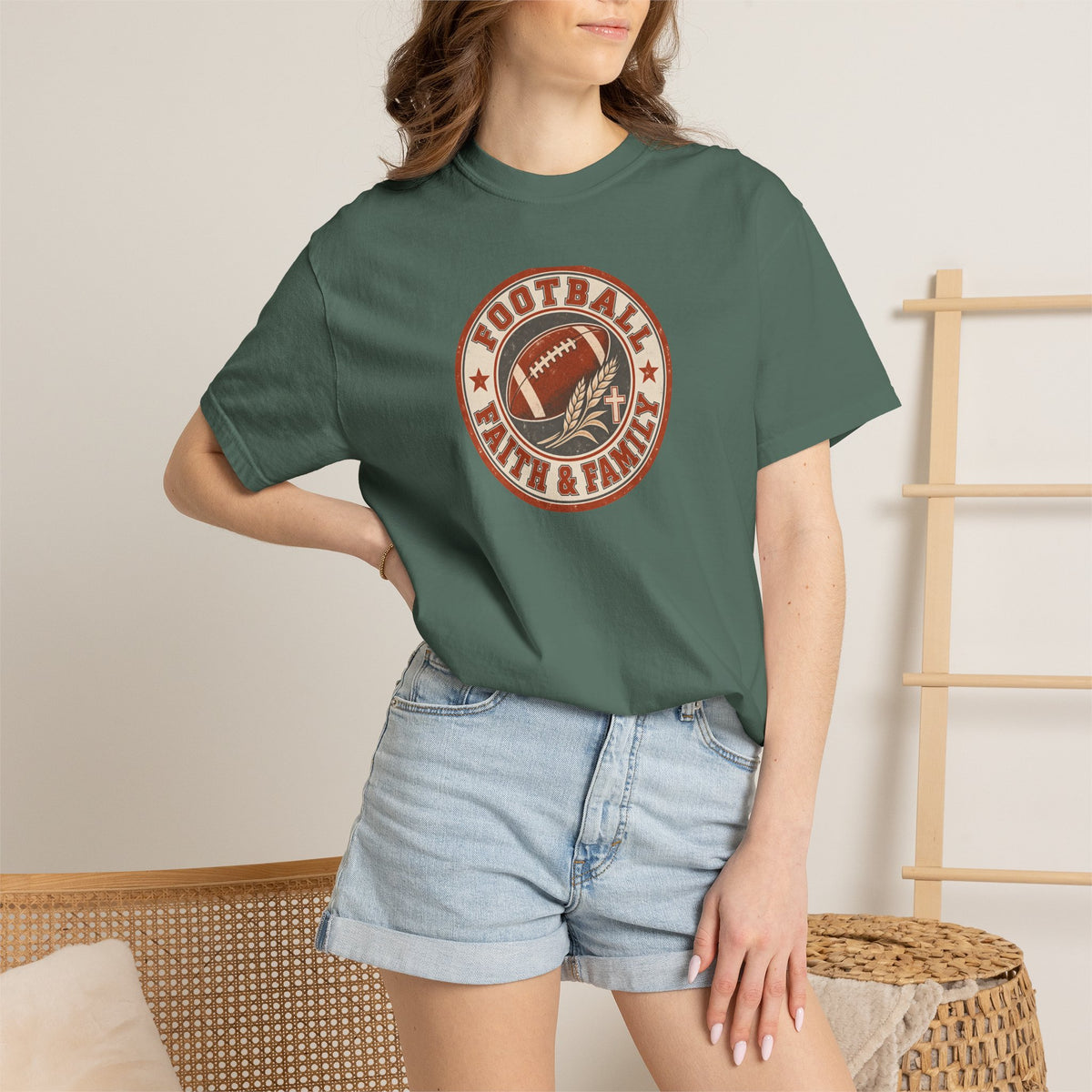 Football, Faith & Family T Shirt