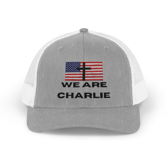 Patriotic Snapback Trucker Cap - Charlie Kirk Action hat, Casual Outdoor Wear, Gift for Patriots, Charlie Kirk, Christian Witness Wear, Fourth of July