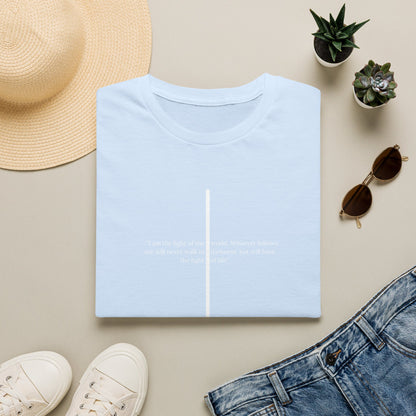 Light of The World Cross T shirt (John 8:12)