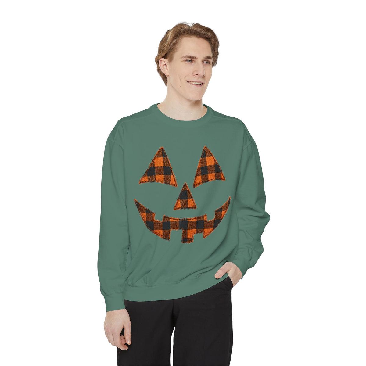 Pumpkin Face Crewneck Sweatshirt