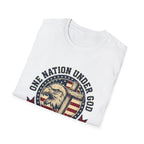 One Nation Under God Eagle American Flag T Shirt