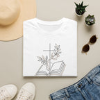 Your Story Still Being Written Inspirational Bible and Flowers T-Shirt