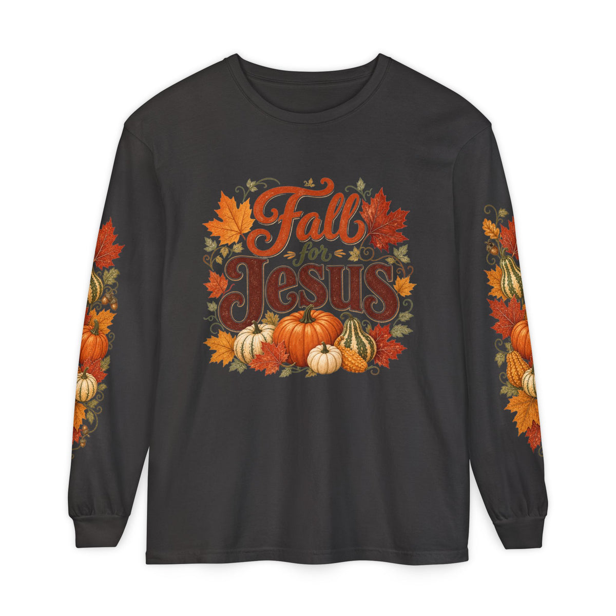 Fall for Jesus Long Sleeve Shirt