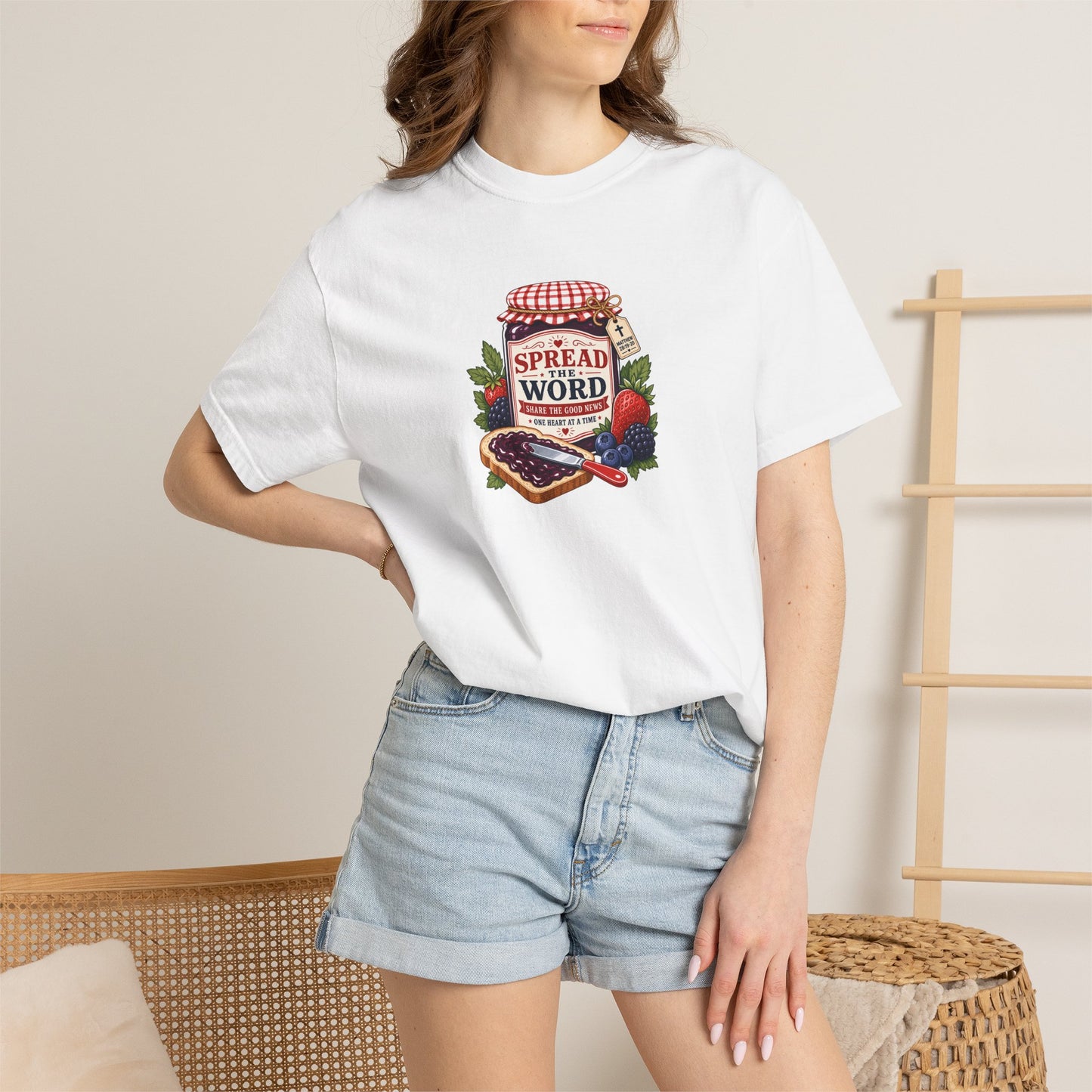 'Spread the Word' Vintage Strawberry Jam Graphic Tee