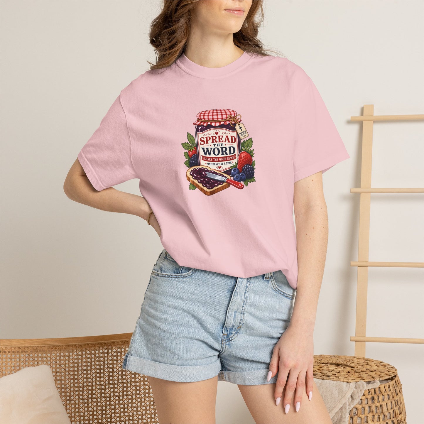 'Spread the Word' Vintage Strawberry Jam Graphic Tee