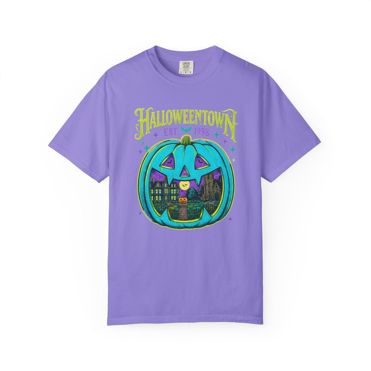 Halloweentown Pumpkin Tee — Retro Halloween Graphic T-Shirt