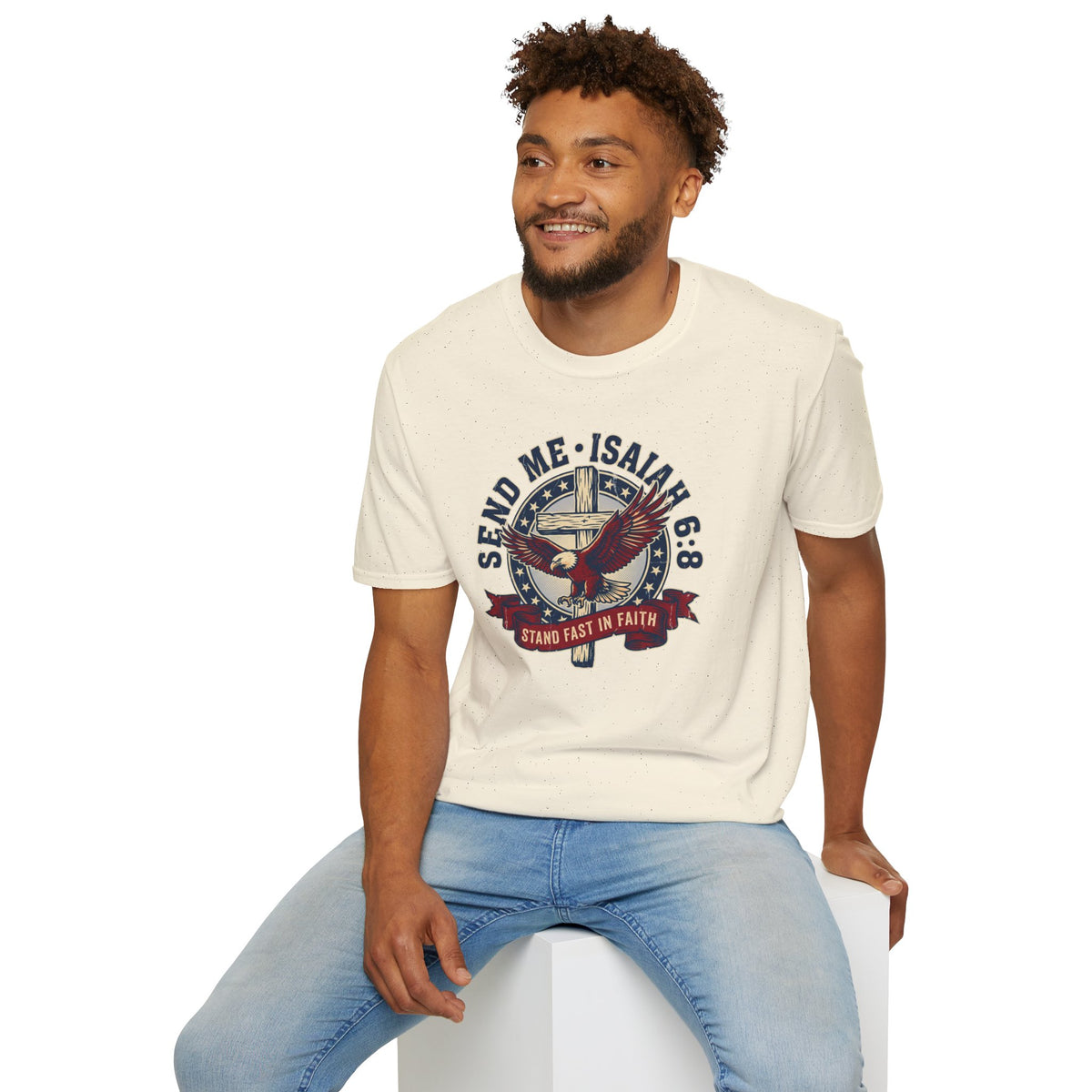 Send Me Isaiah 6:8 Christian Faith T Shirt