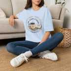 Sip, Study & Savor Psalm 5:3 Christian Coffee T Shirt