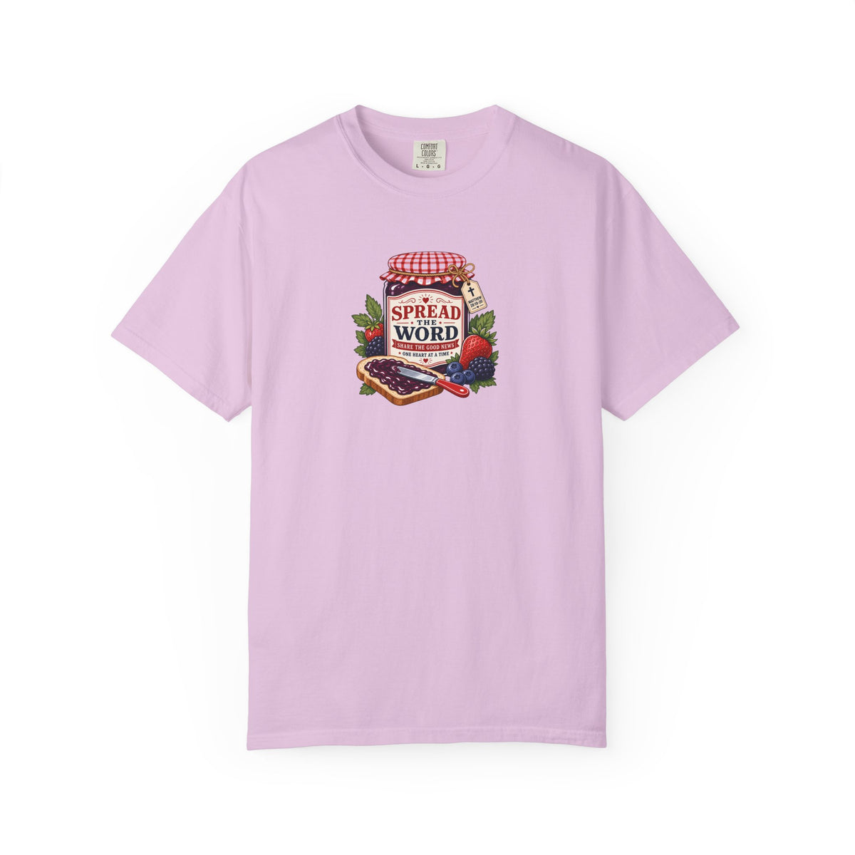 Spread the Word Vintage Strawberry Jam Christian Tee