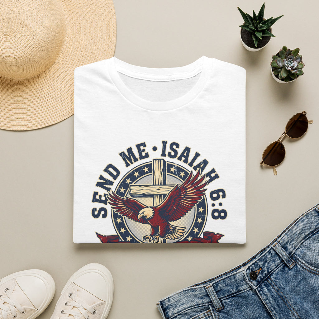 Send Me Isaiah 6:8 Christian Faith T Shirt