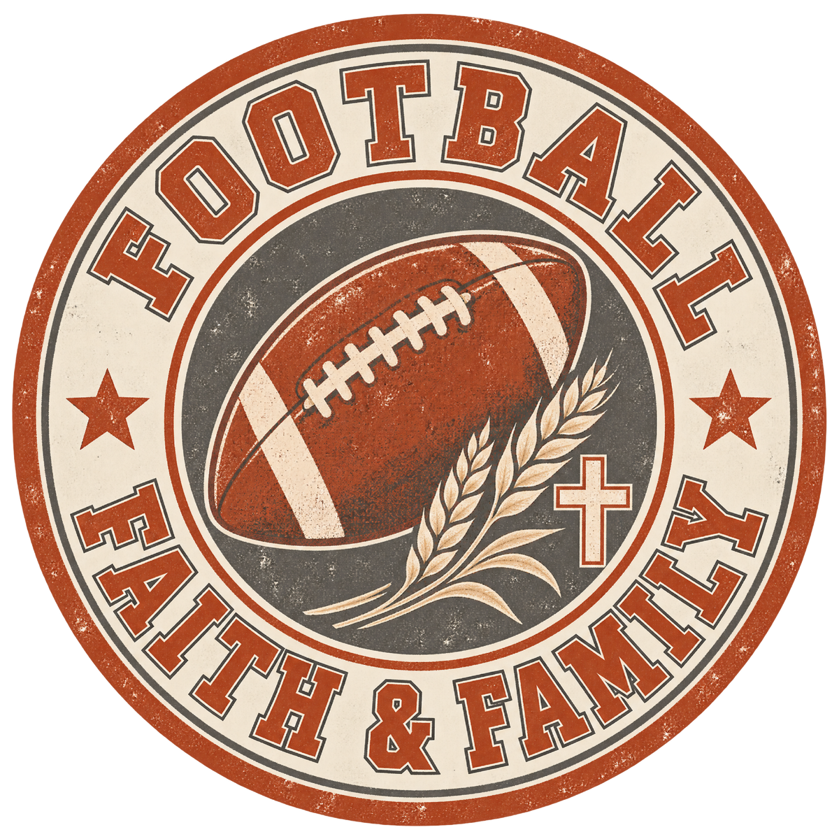 Football, Faith & Family T Shirt
