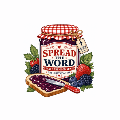 'Spread the Word' Vintage Strawberry Jam Graphic Tee