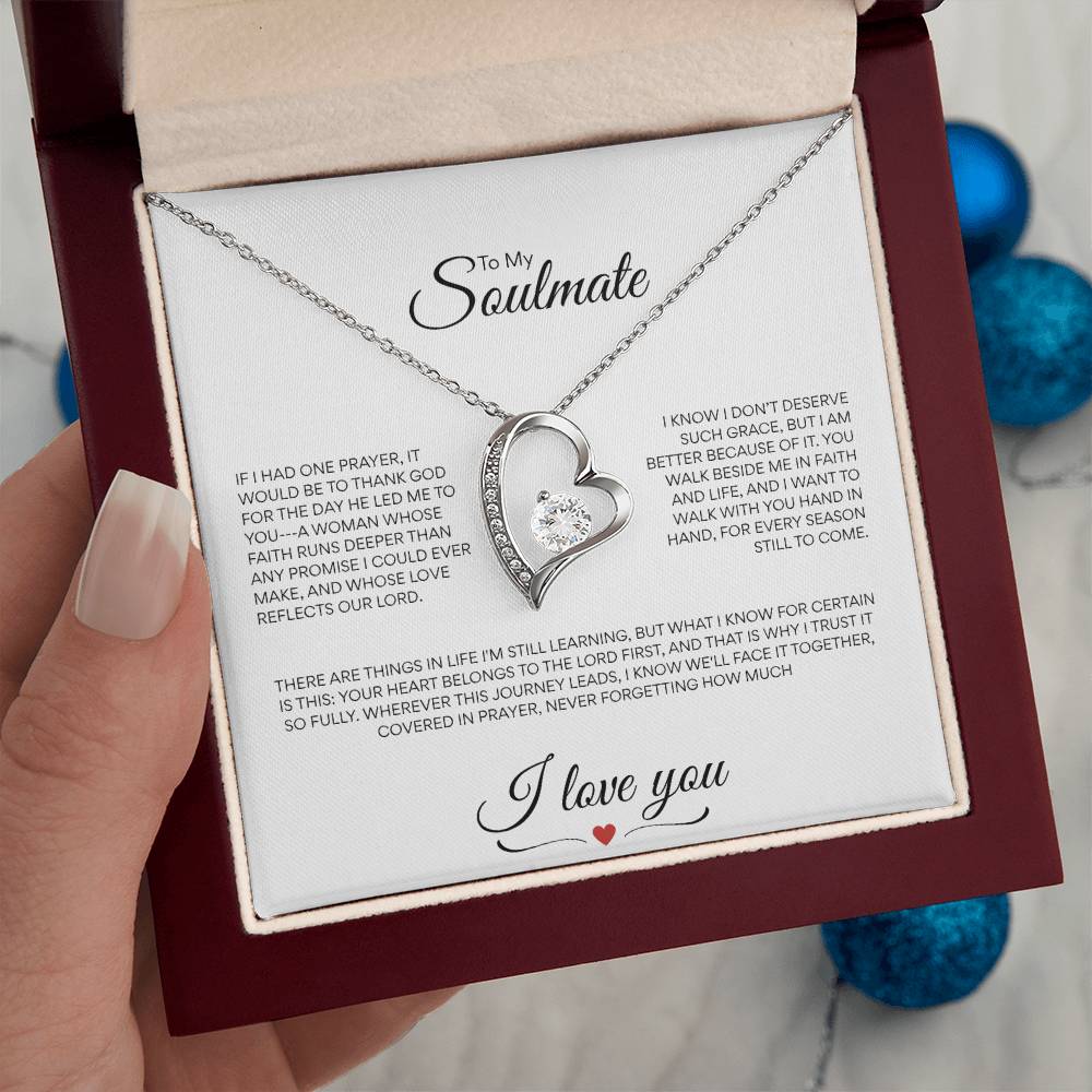 Heart necklace for the Christian Wife