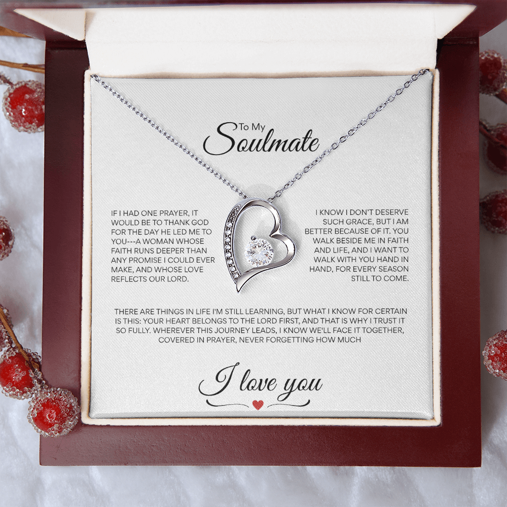Heart necklace for the Christian Wife