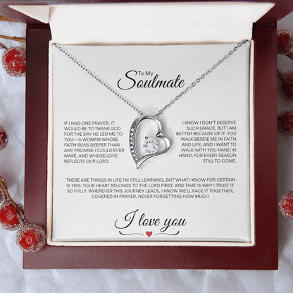 Heart necklace for the Christian Wife
