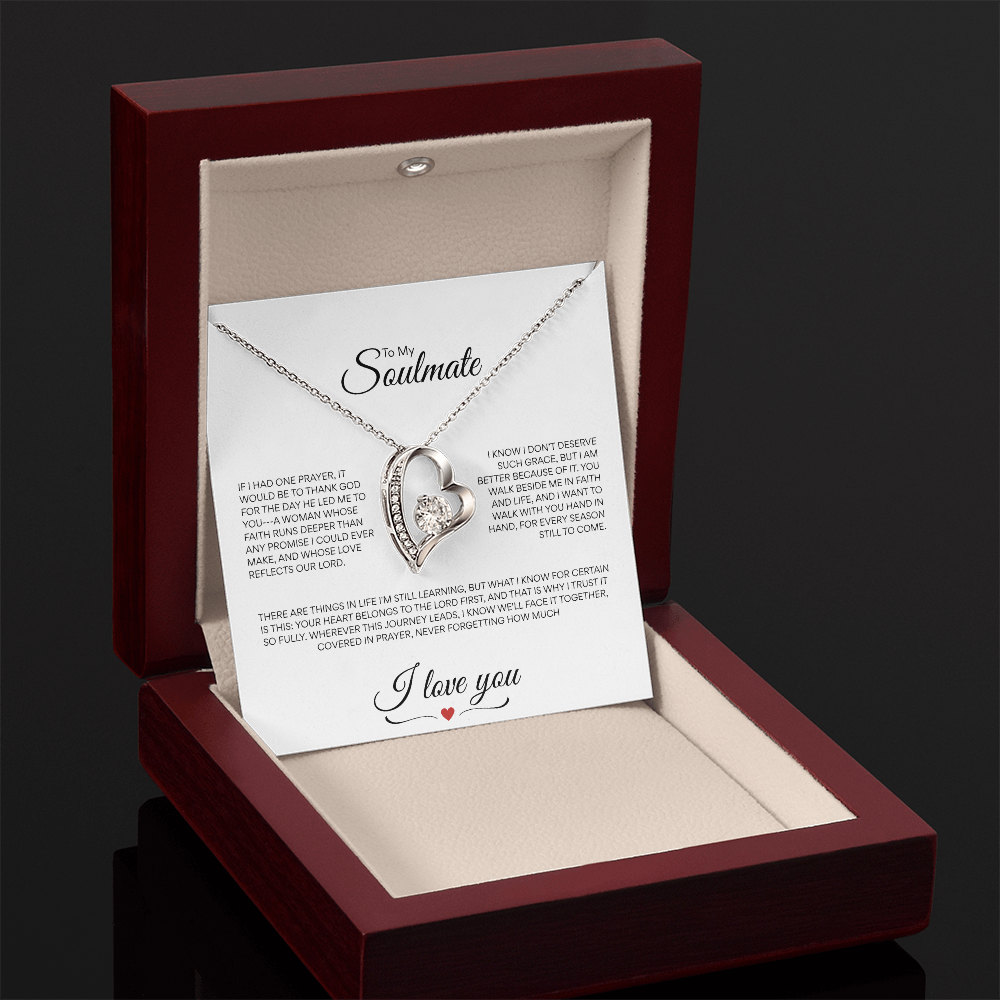 Heart necklace for the Christian Wife