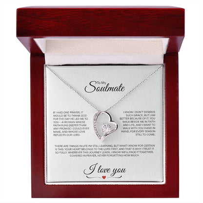 Heart necklace for the Christian Wife