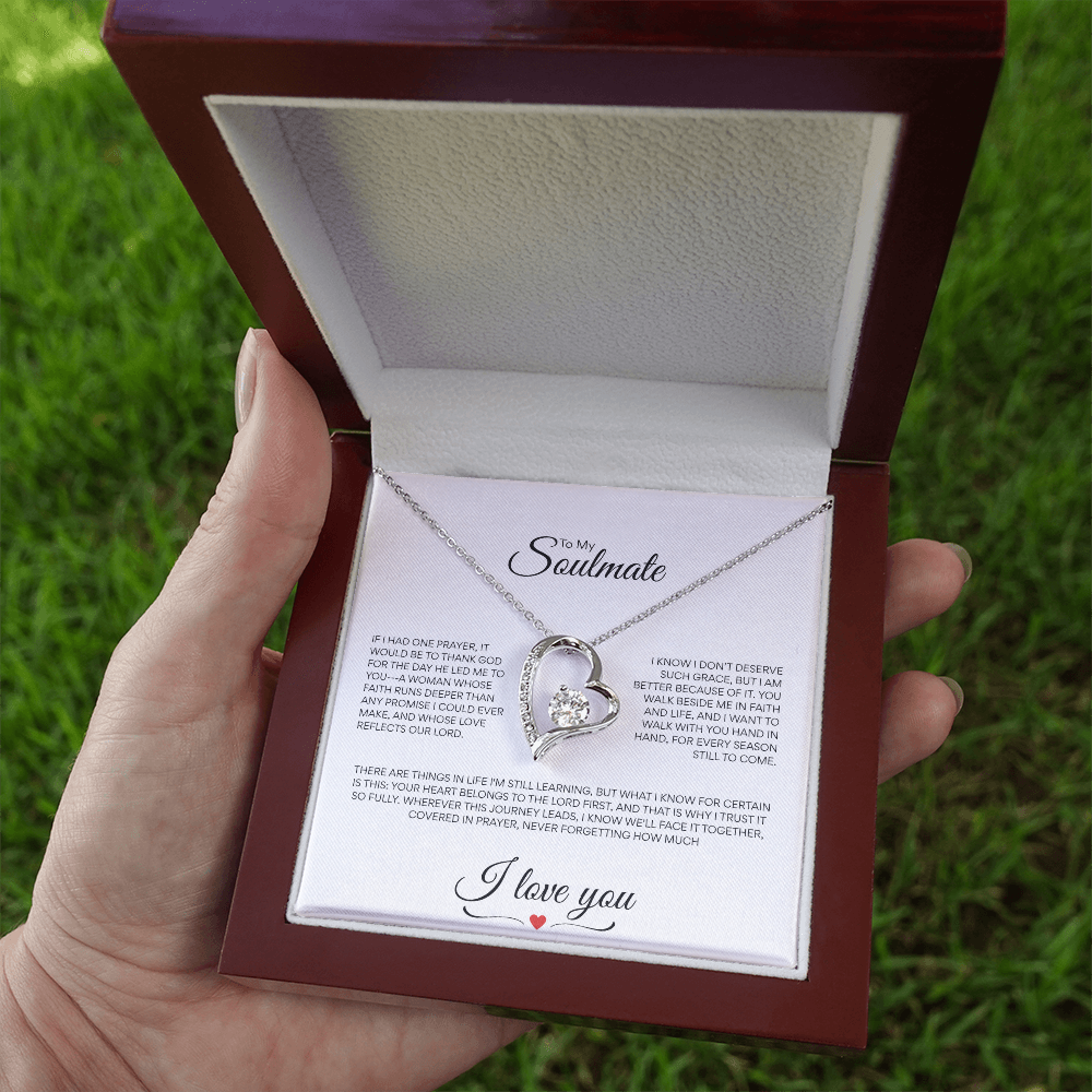 Heart necklace for the Christian Wife