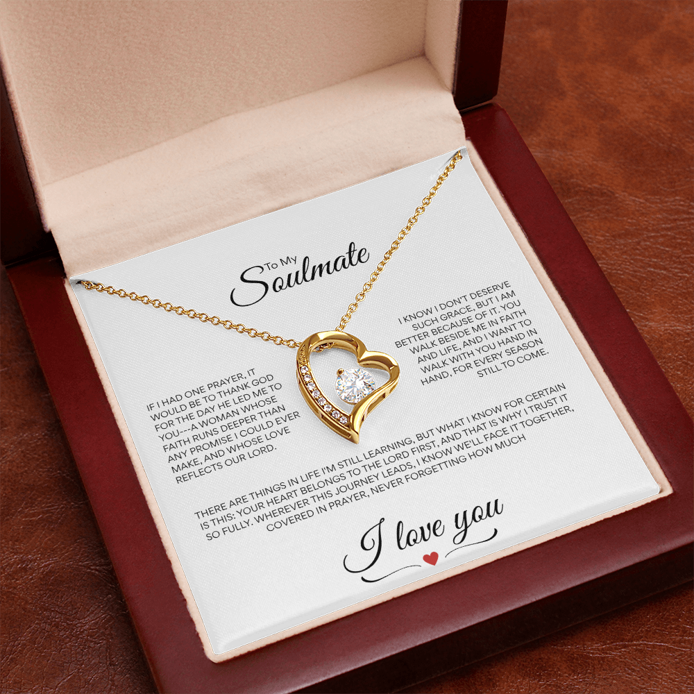 Heart necklace for the Christian Wife