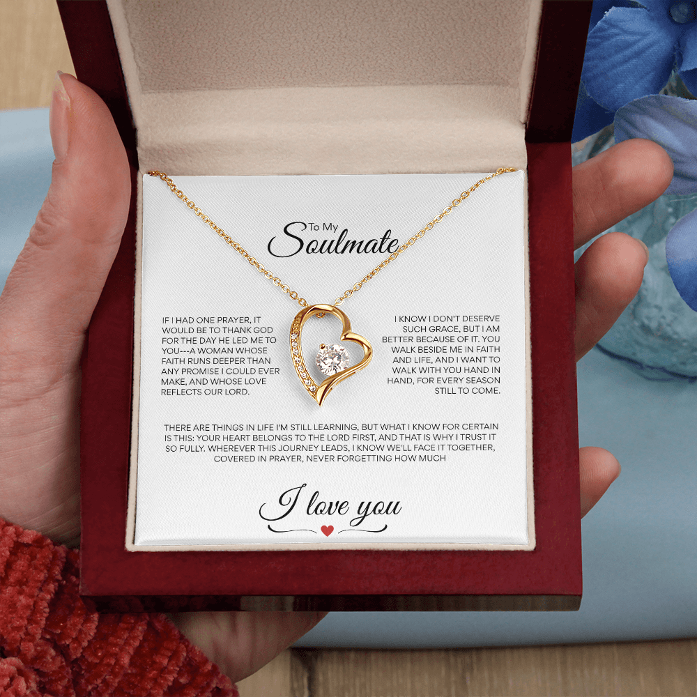 Heart necklace for the Christian Wife
