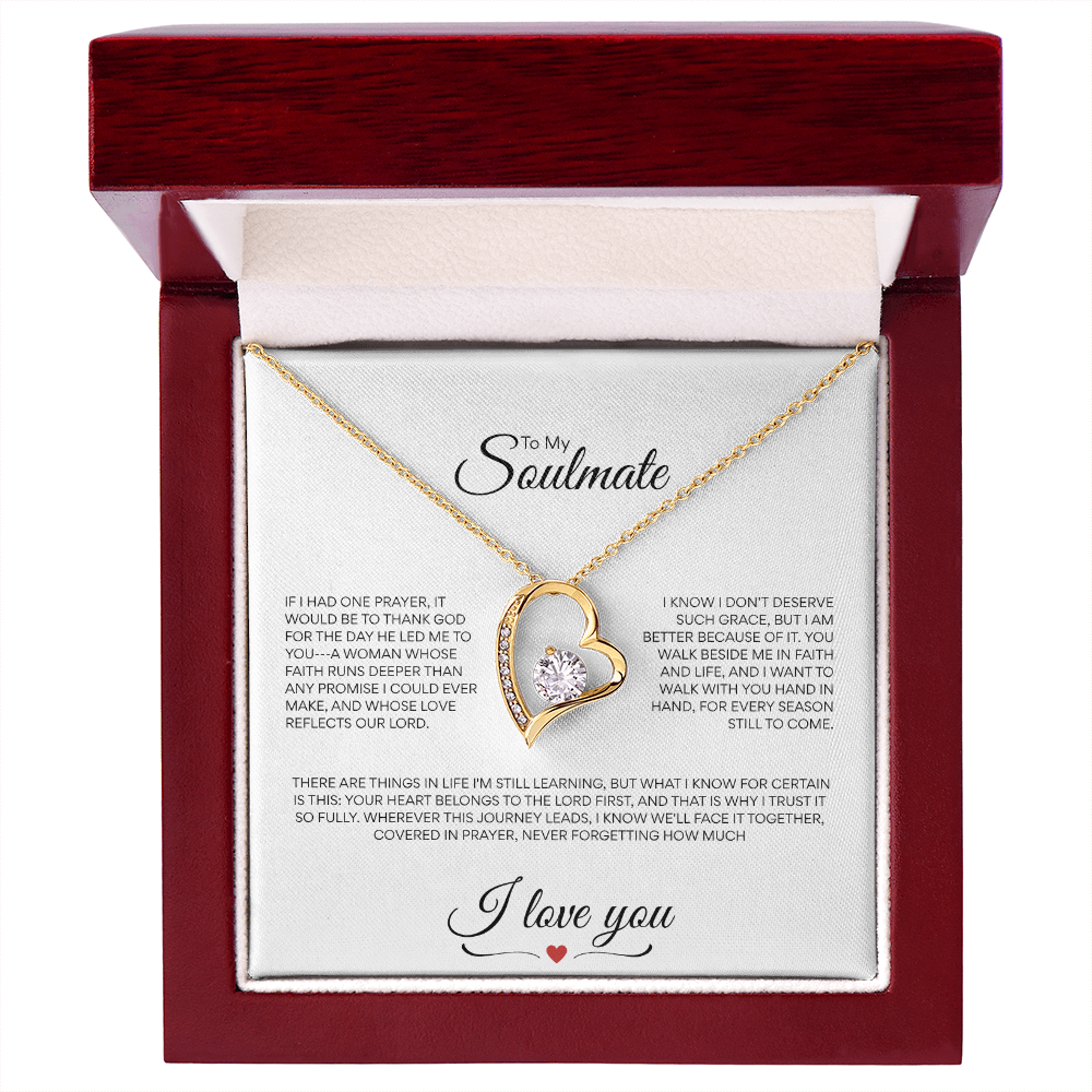 Heart necklace for the Christian Wife