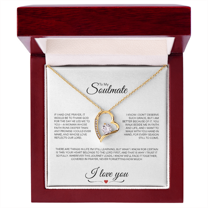 Heart necklace for the Christian Wife