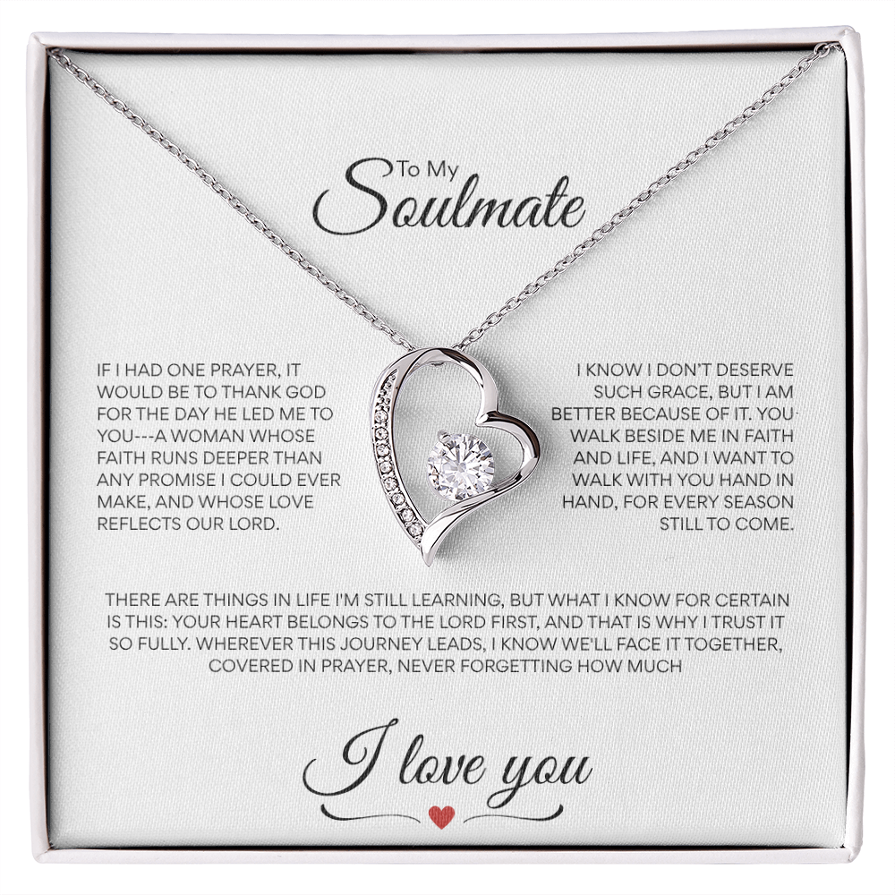 Heart necklace for the Christian Wife