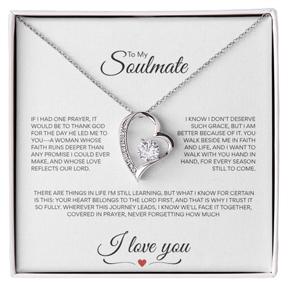 Heart necklace for the Christian Wife