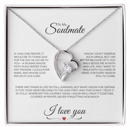 Heart necklace for the Christian Wife