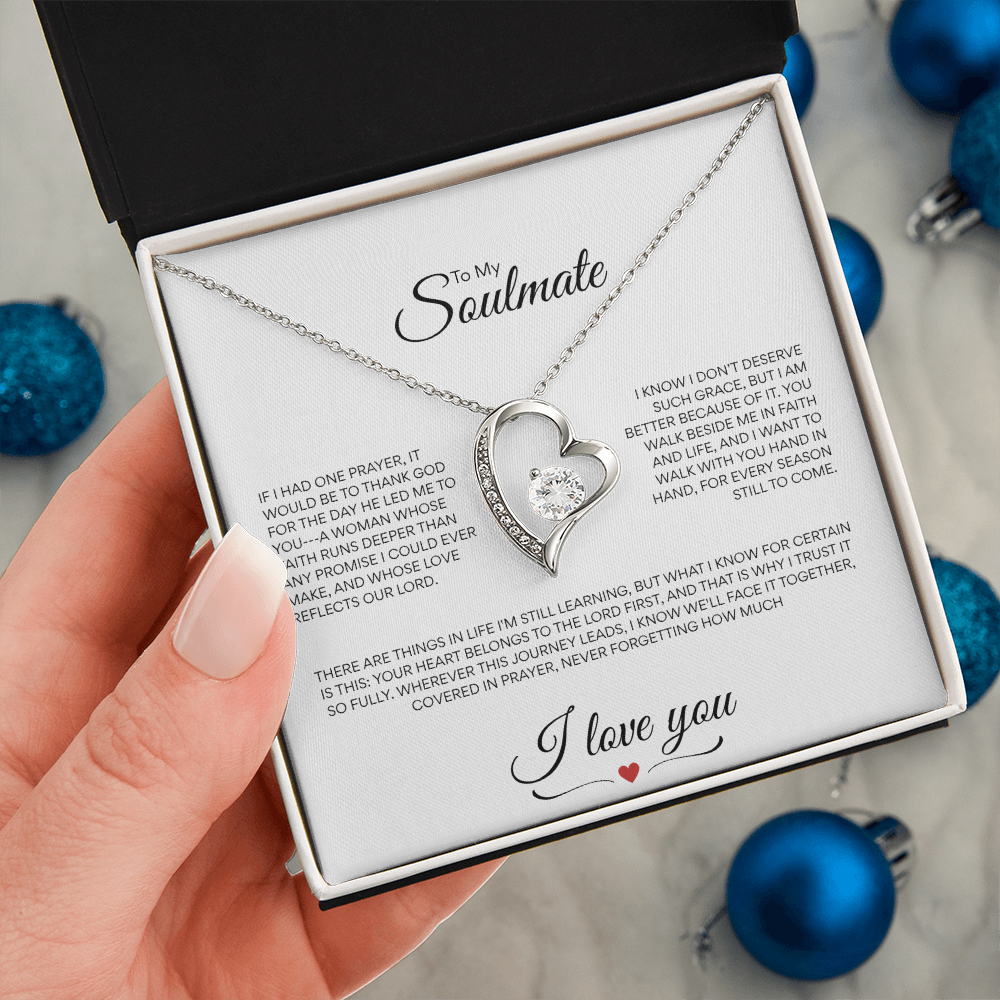 Heart necklace for the Christian Wife