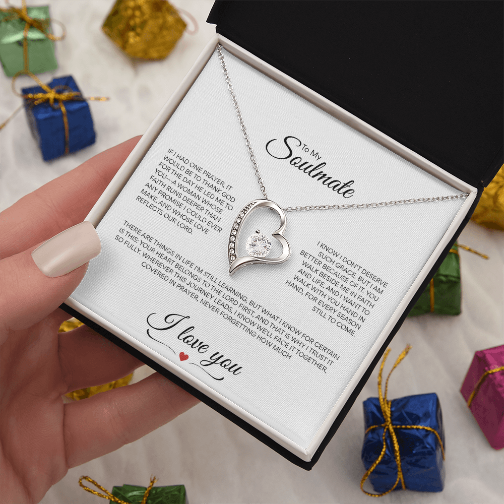 Heart necklace for the Christian Wife