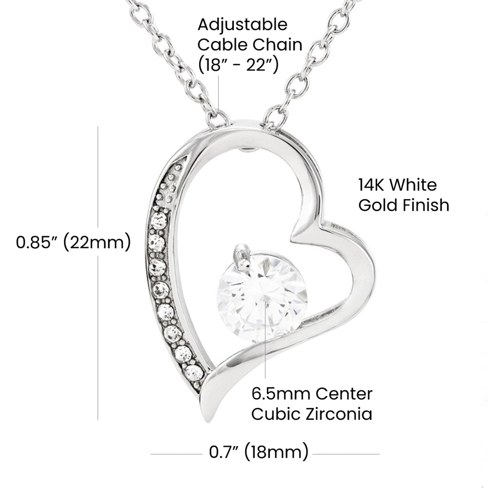 Heart necklace for the Christian Wife