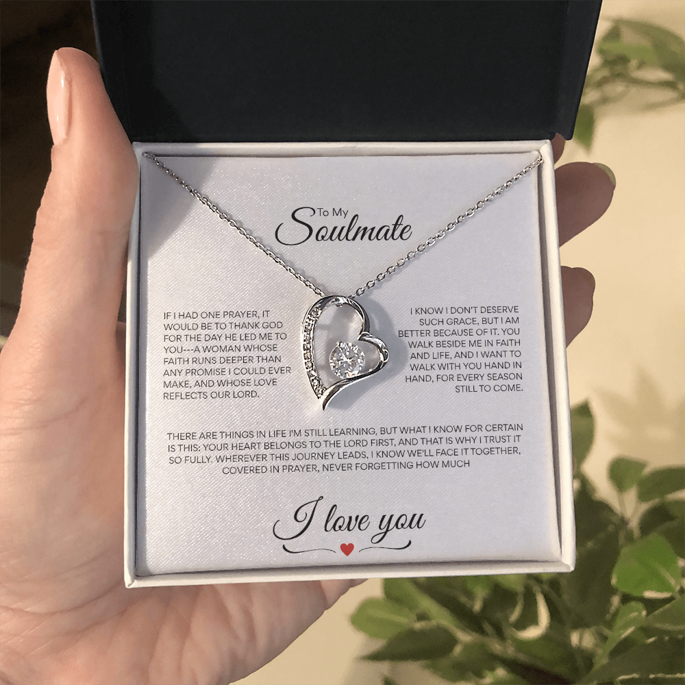 Heart necklace for the Christian Wife