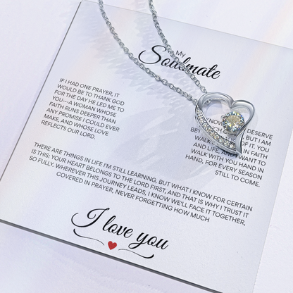 Heart necklace for the Christian Wife