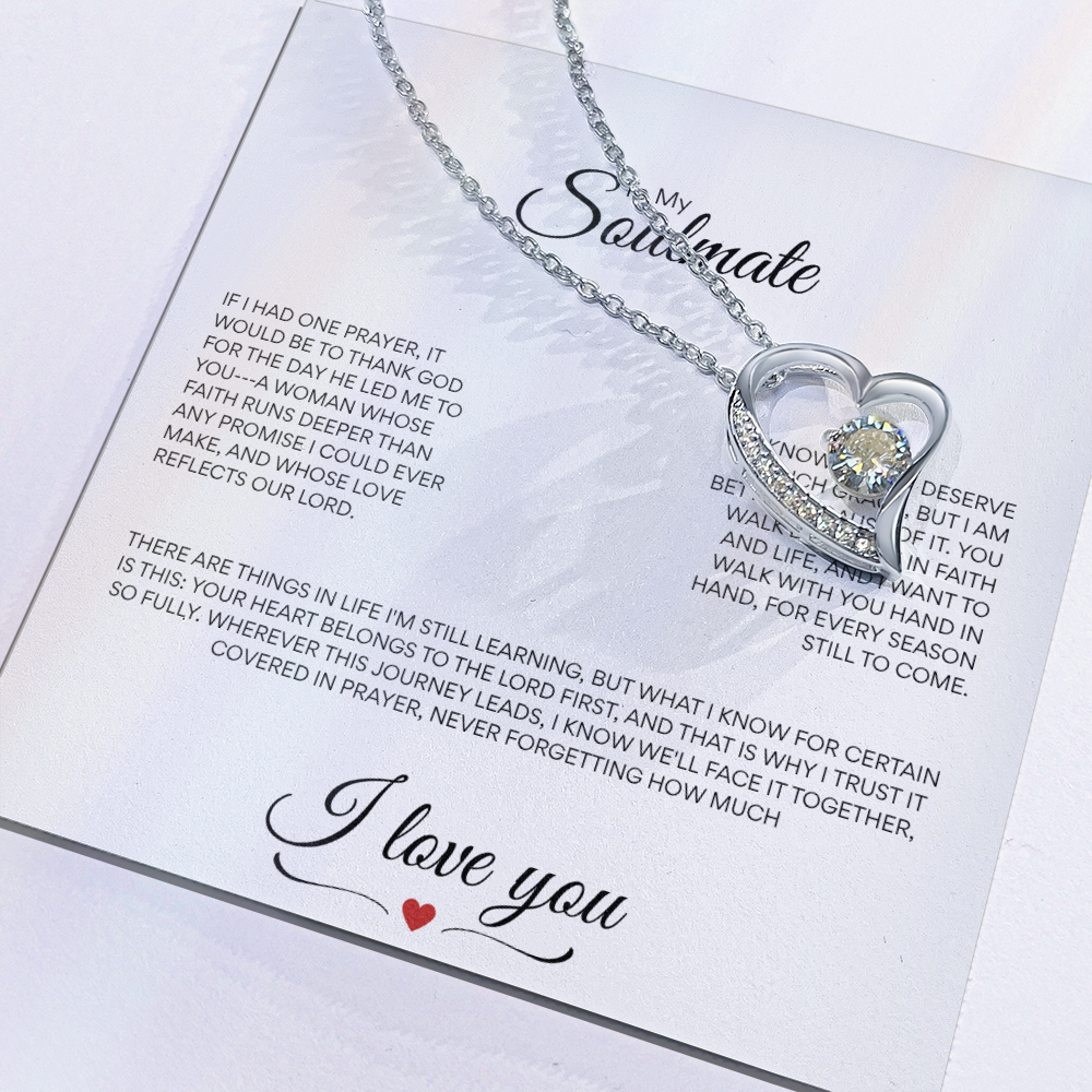 Heart necklace for the Christian Wife