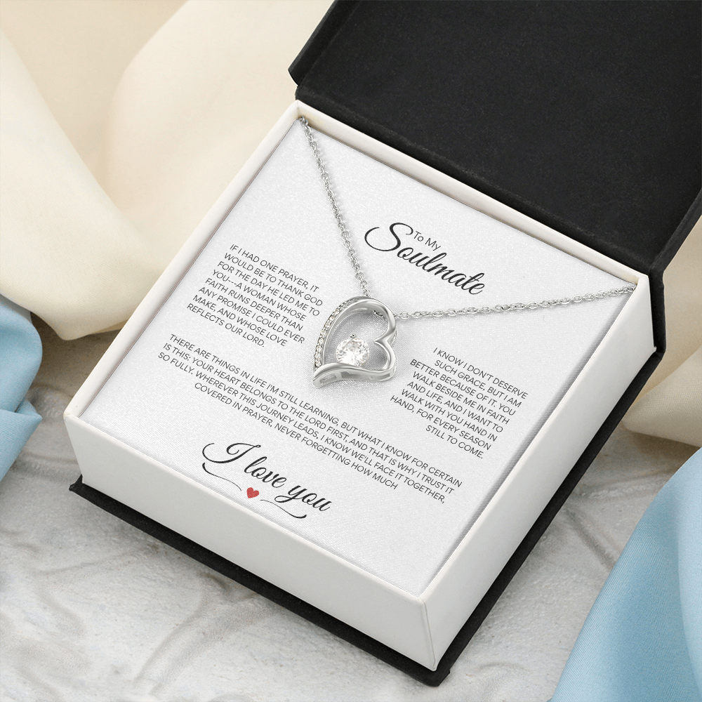Heart necklace for the Christian Wife