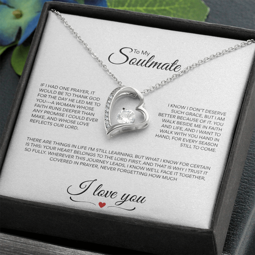 Heart necklace for the Christian Wife