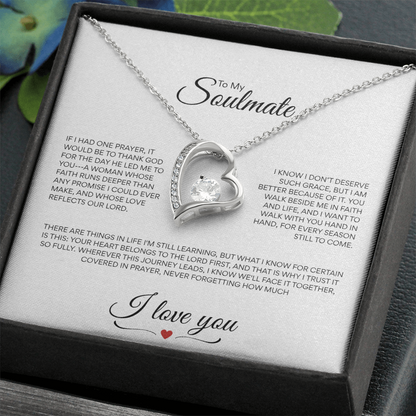 Heart necklace for the Christian Wife