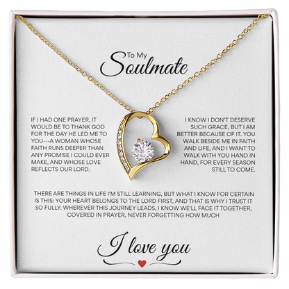 Heart necklace for the Christian Wife