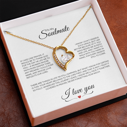 Heart necklace for the Christian Wife