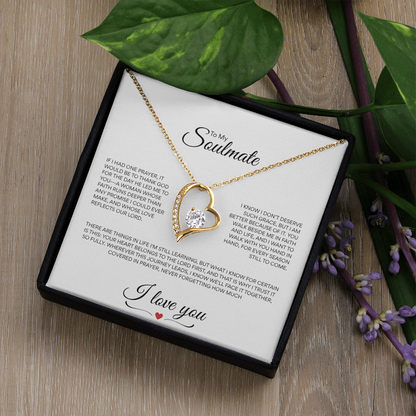 Heart necklace for the Christian Wife