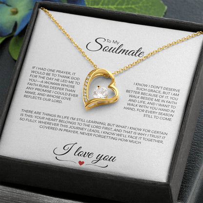 Heart necklace for the Christian Wife